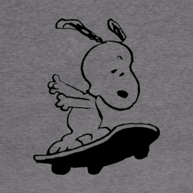 Snoopy skateboarding hoodie Clearance